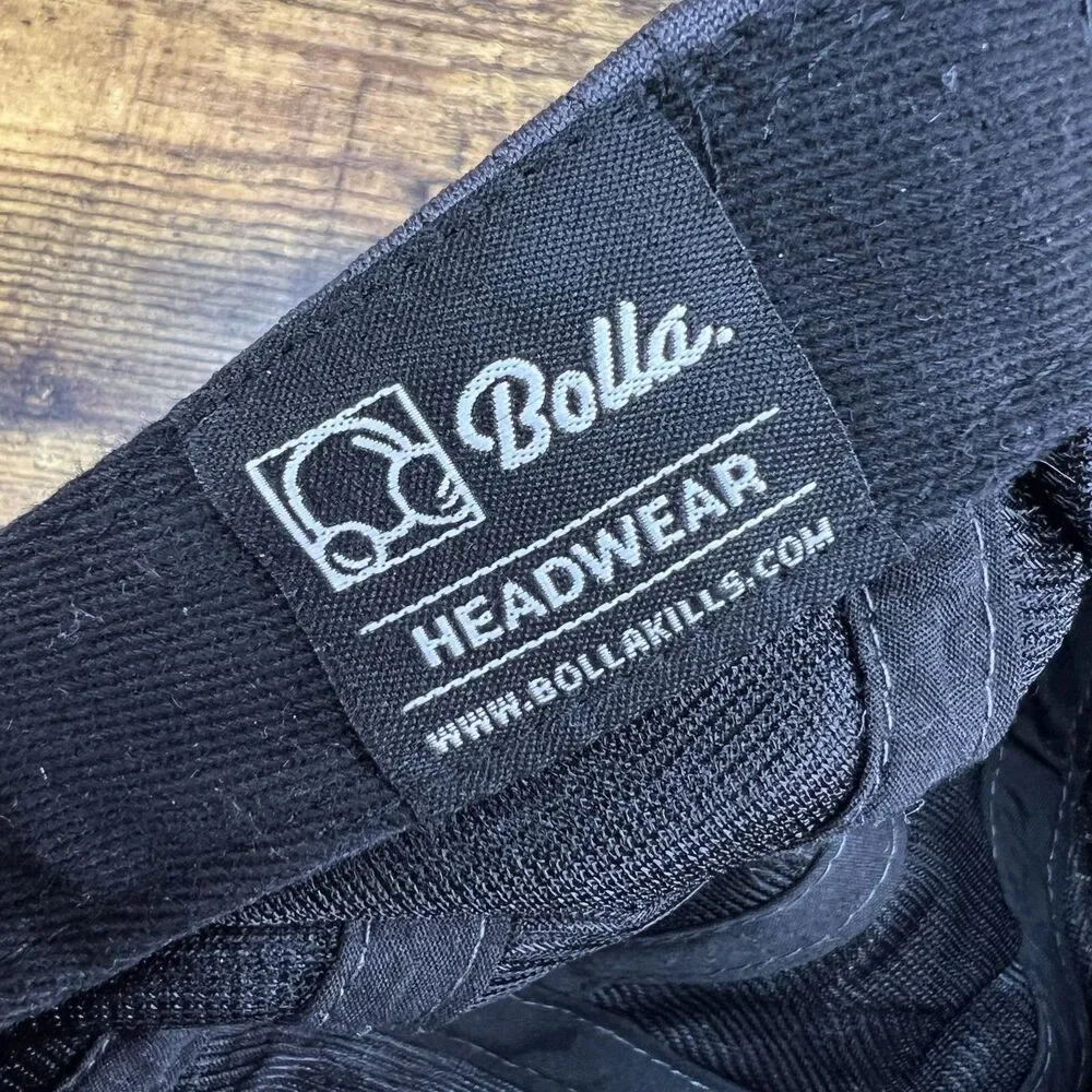 Bolla Headwear 5 Panel Adjustable Hat Baseball Cap Distressed